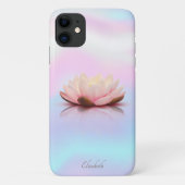 Elegant Classy Lotus Blume Holographic Case-Mate iPhone Hülle (Rückseite)