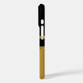 Elegant Classy Royal King Gold Black Crown 4b Case-Mate iPhone Hülle (Rückseite / Links)