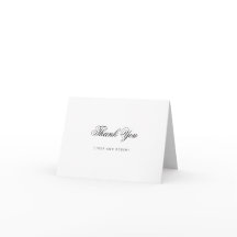 Elegant Classy Script Vintage Wedding Vielen Dank