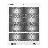 Elegant Classy Silver Damask Embossed Jewel (Vorne)