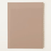 Elegant Clay Gold | Ihr Name Planer (Rückseite)