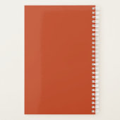 Elegant Clean Mit Monogramm 2024 Weekly Personal Planer (Rückseite)