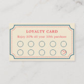 Elegant Clean Retro Blue Bold Hair Stylist Visitenkarte (Rückseite)