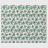 Elegant Clover St. Patrick's Day Geschenkpapier (Flach)