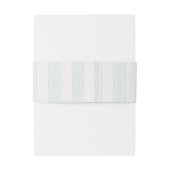 Elegant Coastal Blue Seashell Einladungsbanderole (Rückseitenbeispiel)