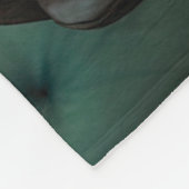 Elegant Cocker Spanel Classic Portrait Design Fleecedecke (Ecke)