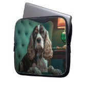Elegant Cocker Spanel Classic Portrait Design Laptopschutzhülle (Vorderseite Links)