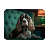 Elegant Cocker Spanel Classic Portrait Design Magnet (Horizontal)