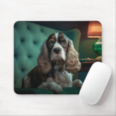 Elegant Cocker Spanel Classic Portrait Design Mousepad (Mit Mouse)