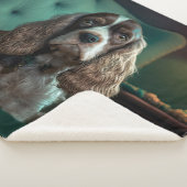 Elegant Cocker Spanel Classic Portrait Design Sherpadecke (3/4)