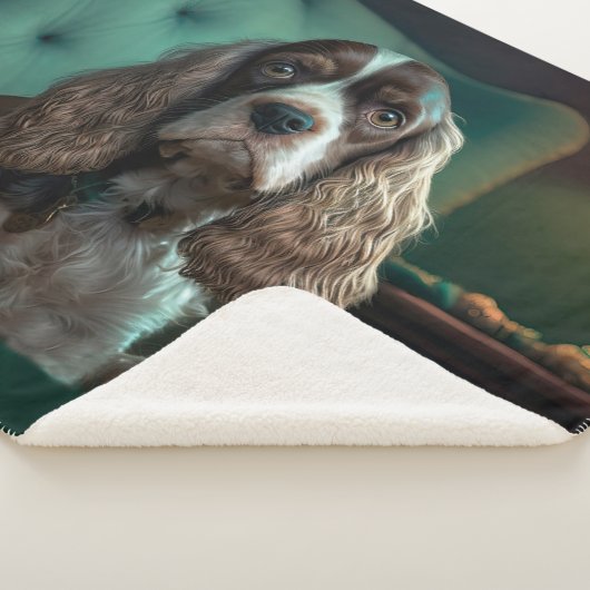 Elegant Cocker Spanel Classic Portrait Design Sherpadecke (3/4)