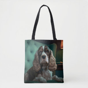 Elegant Cocker Spanel Classic Portrait Design Tasche