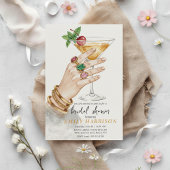 Elegant Cocktail Bridal Shower Invitation Art Einladung