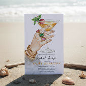 Elegant Cocktail Bridal Shower Invitation Art Einladung