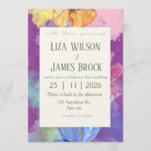 Elegant Colorful Floral Wedding