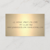 Elegant Confetti Haushaltshilfe Reinigung Glitzer  Visitenkarte (Rückseite)