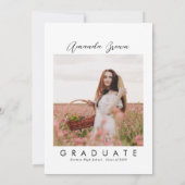 Elegant Coquette Bow Abitur Party 2025 Einladung (Rückseite)