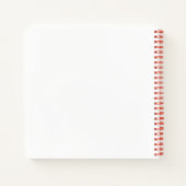 Elegant Coral Journal-Notebook Notizblock (Rückseite)