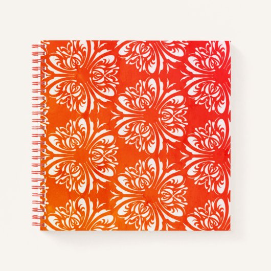Elegant Coral Journal-Notebook Notizblock (Vorderseite)