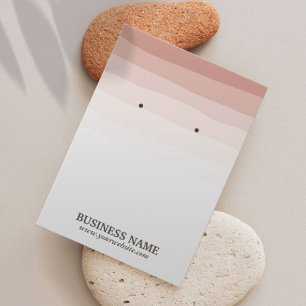 Elegant Coral Shades Earring Display Holder