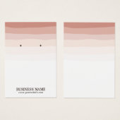 Elegant Coral Shades Earring Display Holder (Vorne & Hinten)