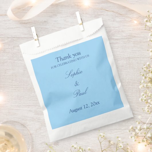 Elegant Cornflower Blue Gastgeschenk Hochzeit Bags Geschenktütchen (Ausgeschnitten)