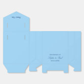 Elegant Cornflower Blue Gastgeschenk Hochzeit Box Geschenkschachtel (Ungefaltet)