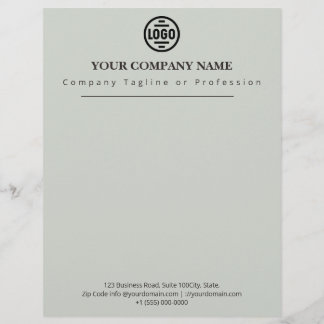 Elegant Corporate Gray Professional Company Logo Briefbogen