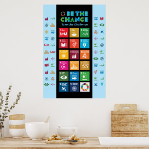 Elegant Corporate Motivierend 24"x36" Large Poster