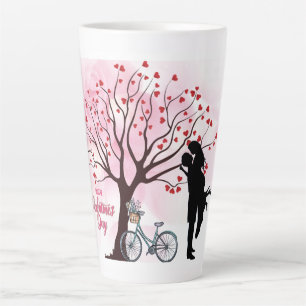 Elegant Couple Lover Valentine's Day Milchtasse