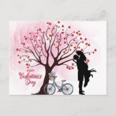 Elegant Couple Lover Valentine's Day Postkarte (Vorderseite)