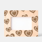 Elegant Couple's Heart Strings Geätzte Rahmen (Vorderseite)
