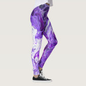 Elegant Crazy Lace Agate 7 - Ultra Violet Lila Leggings (Rechts)