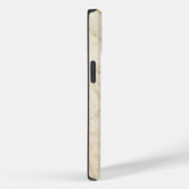 Elegant Cream and Gold Marble iPhone Case (Rückseite / Rechts)