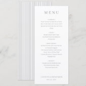 Elegant Cream Menu Template Menükarte (Vorne/Hinten)