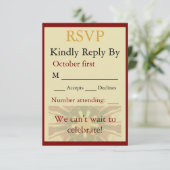 Elegant Crimson and Cream Starburst Design Traditi (Stehend Vorderseite)