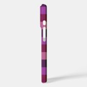 Elegant crimson and plum plaid seamless pattern Case-Mate iPhone hülle (Rückseite / Links)