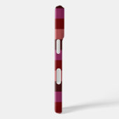 Elegant crimson and plum plaid seamless pattern Case-Mate iPhone hülle (Rückseite / Rechts)