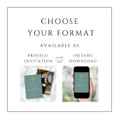 Elegant Cross Foto Boy First Communion Einladung