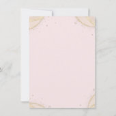 Elegant Crown Gold Glitter Corners Sweet 16   Einladung (Rückseite)