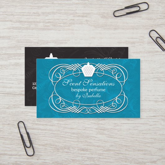 Elegant Crystal Jar Visitenkarte (Vorderseite/Rückseite Beispiel)