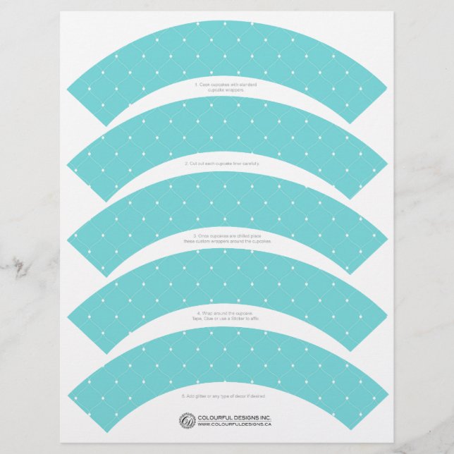 Elegant Cupcake Wrappers (Vorderseite)