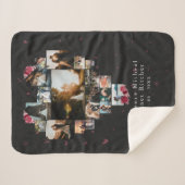 Elegant Custom 18 Foto Herz geformt für sie Sherpadecke (Vorderseite (Horizontal))