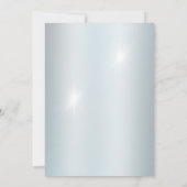 Elegant Custom 60. Hochzeitsszenario-Party Einladung (Rückseite)