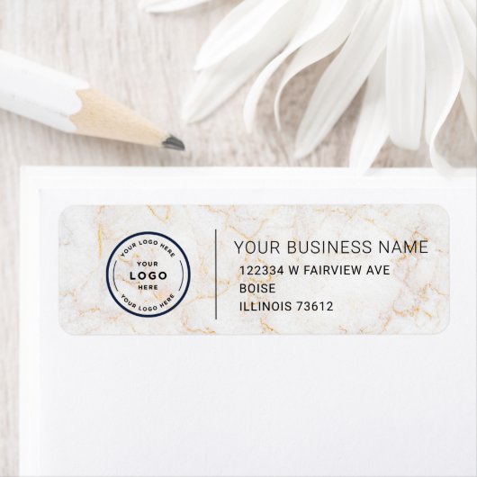 Elegant Custom Business Return Address Labe (Insitu)