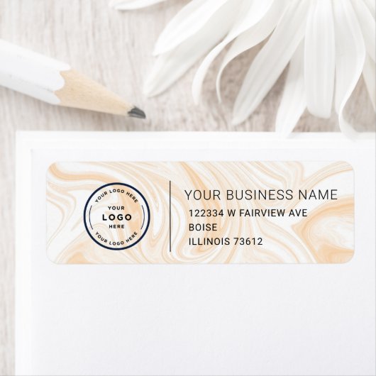 Elegant Custom Business Return Address Labe (Insitu)