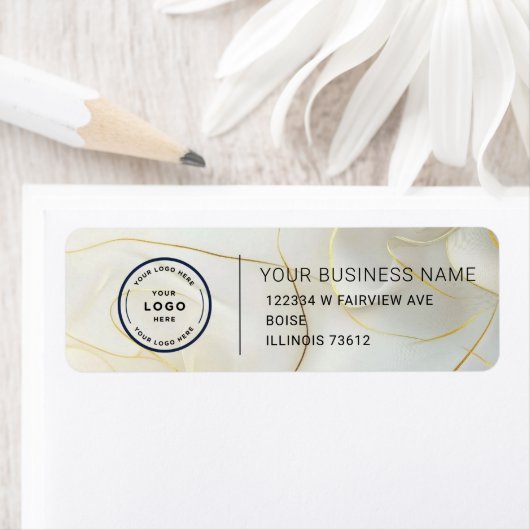 Elegant Custom Business Return Address Label (Insitu)