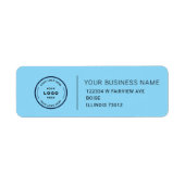 Elegant Custom Business Return Address Label (Vorne)