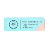 Elegant Custom Business Return Address Label (Vorne)