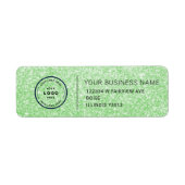 Elegant Custom Business Return Address Label (Vorne)
